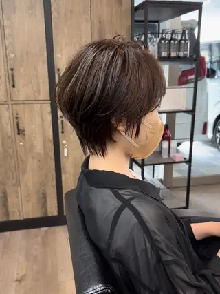 ショート カラー 🗻飯田誠也🗻 カットカラー得意のヘアスタイル