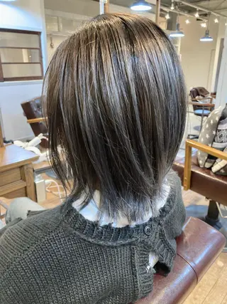 ミディアム タカツド ユウキのヘアスタイル