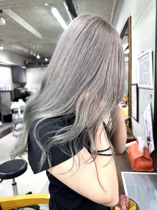 ロング カラー 名古屋のピンク好き かずくん🦩のヘアスタイル