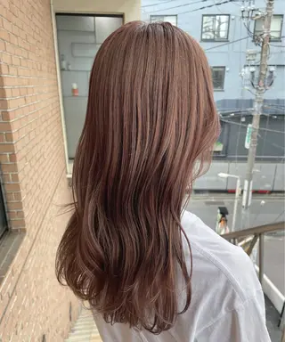 ロング 🔥コテ巻き風 ボブパーマ🔥のヘアスタイル