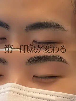 メンズ アイブロウ 眉毛&まつげパーマ THE EYEBROW BAR n　【ザ　アイブロウバー　エヌ】所属・渋谷・表参道サロン yukaの眉毛・アイブロウイメージ
