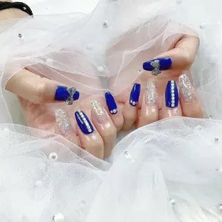 ネイル パーツ全部¥110 サロンミミのネイルデザイン