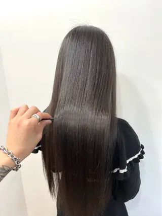 ロング カラー 藤原航/艶髪 /日曜カットモデルのヘアスタイル