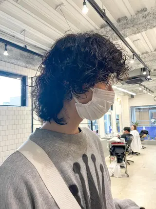 パーマ メンズ メンズ専門サロン wokeのヘアスタイル
