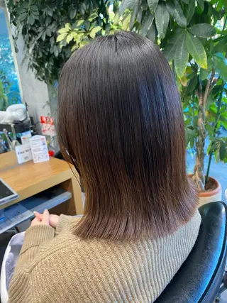ミディアム ショート・ウルフ✂︎ 安住有咲子のヘアスタイル
