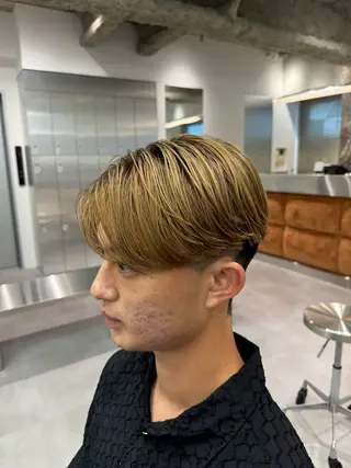 ショート パーマ メンズ 波巻きスパイラルパー マ/シャドウパーマ駿のヘアスタイル