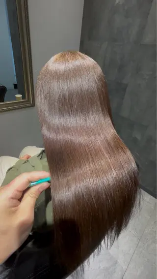 セミロング 髪質改善✨ /冨永隆誠のヘアスタイル