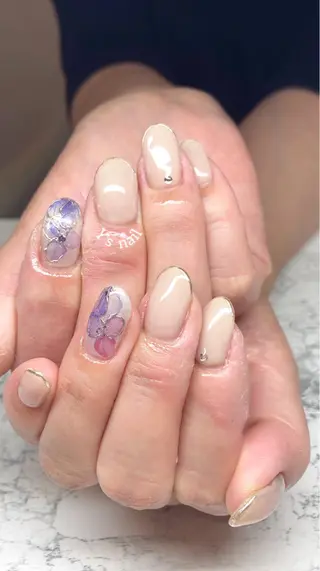 ネイル 手書きが得意🖌️ Y’s  nailのネイルデザイン