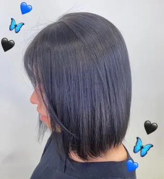 ミディアム カラー ヘアアレンジ TSUNA 🌙 Lim 五反田のマツエク・マツパデザイン