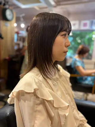 ミディアム 多幸感×儚さ /代々木公園/リサのヘアスタイル
