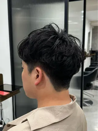 ショート パーマ メンズ 似合わせカット 銀座/アライ カズヤのヘアスタイル