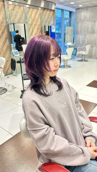 ミディアム ハイトーンカラー✨️ 艶カラー特化Amiのヘアスタイル