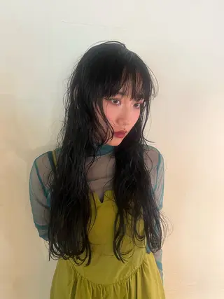 ロング カラー 森田 琴心のヘアスタイル