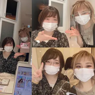 ショート カラー パーマ ヘアアレンジ メンズ キッズ ネイル マツエク・マツパ ✂︎ショート、ボブ、 レイヤー🩵YUMIのヘアスタイル