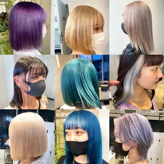 ショート カラー ハイトーン×レイヤー ／遠藤将太のヘアスタイル