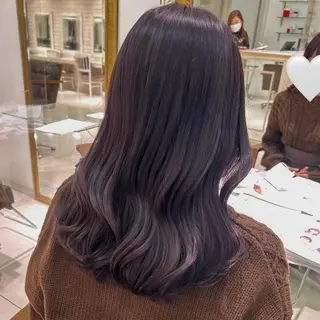 ロング カラー 透明感カラー 古山 結季🌙🖤のヘアスタイル