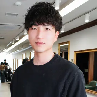 ショート パーマ メンズ メンズ/スパイキー ショート/ミツイのヘアスタイル