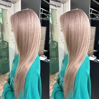 ロング バレイヤージュ ボブ🌈ナツヤのヘアスタイル