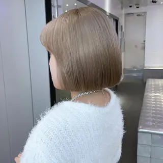 ショート カラー 💍ダメージ最小限 ブリーチ/ちさと💍のヘアスタイル