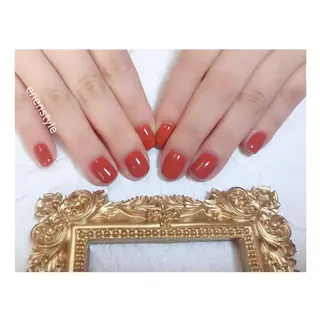 ショート ネイル 👑enen style👑のネイルデザイン