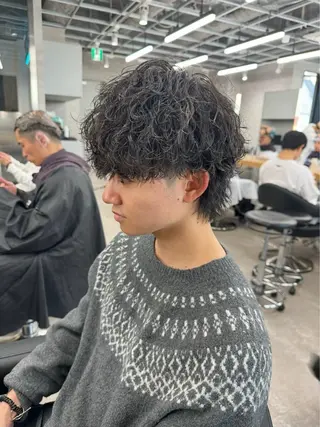 ショート パーマ メンズ ⚡️メンズ特化⚡️ RYUKIのヘアスタイル