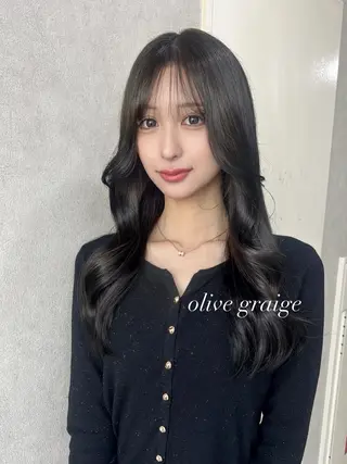 ロング カラー 赤み無し柔らかカラー 【梅田】madokaのヘアスタイル