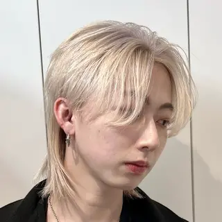 カラー メンズ 【メンズ特化⚡️】 曲がる矯正/千原涼麻のヘアスタイル