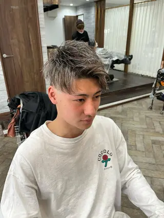 ショート カラー メンズ メンズサロン ANSWERのヘアスタイル