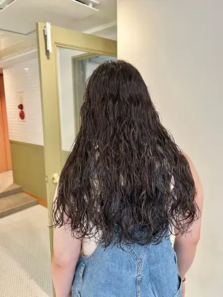 ロング パーマ メンズカット /パーマ🍀田畑玖音のヘアスタイル