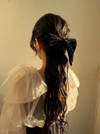 ロング カラー 大塚 しおりのヘアスタイル