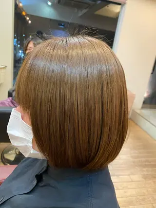 ミディアム 尾﨑 柊磨のヘアスタイル