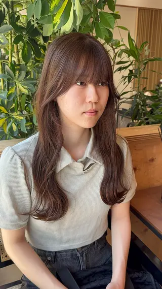 ロング 愛花/久屋大通/ 切りっぱなしボブのヘアスタイル