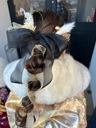ヘアアレンジ トリコヘアサロン 新井千智のヘアスタイル