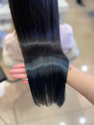 ロング Hair&Cafe Matty’sのヘアスタイル