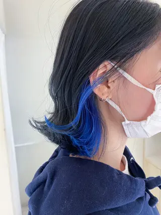 ミディアム レイヤーカット 川田くるみのヘアスタイル