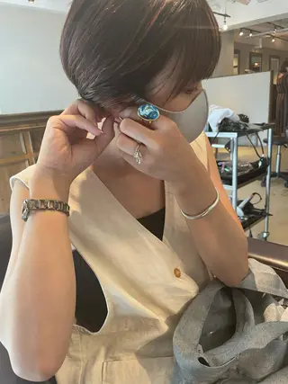 ショート 東京の技術を 京都で✂︎🕊️💖のヘアスタイル
