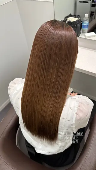 セミロング 美髪特化✨ 伊織✨縮毛矯正✨のヘアスタイル