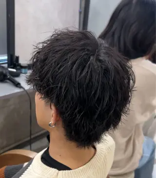 カラー パーマ メンズ メンズカット🐺 パーマ特化🔥舜のヘアスタイル