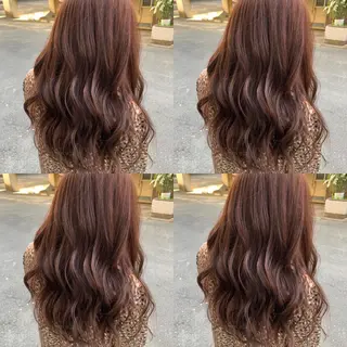 ロング カラー ✨縮毛矯正✖︎顔周り レイヤー✨ナカムラのヘアスタイル