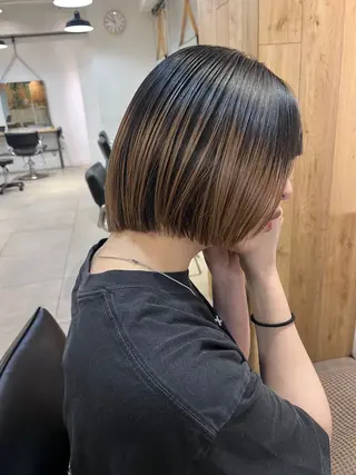 ショート カラー 赤み消しカラー/ ナチュラル/トモキのヘアスタイル