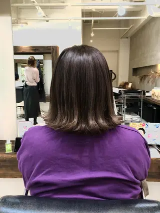 ショート 髪質改善個室サロン' 白髪ぼかし・縮毛矯正のヘアスタイル
