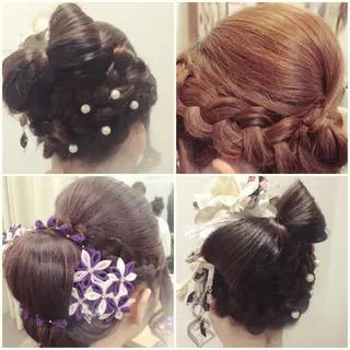 ヘアアレンジ ラムーン アイラッシュ&ヘアメのマツエク・マツパデザイン