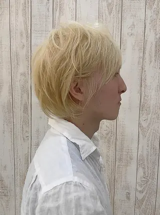 ショート カラー メンズ リリー /Men's/パーマのヘアスタイル