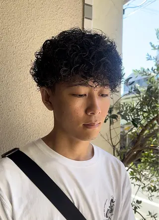 パーマ メンズ 年間2000名担当◎ パーマ職人/仲原佑樹のヘアスタイル