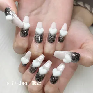 ロング ネイルJaol 池袋のネイルデザイン