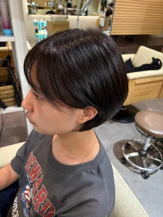 ショート 柿添 莉央のヘアスタイル