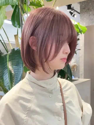 ショート ハイライト🌟/ ボブ/豊田のヘアスタイル