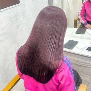 ロング カラー JUNSHIN🦋 ヘアセット／カラーのヘアスタイル