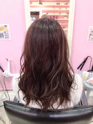 セミロング カラー 浦山 和之のヘアスタイル