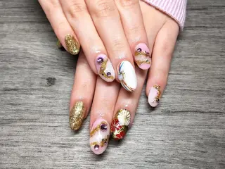 セミロング ネイル T&A nailのネイルデザイン